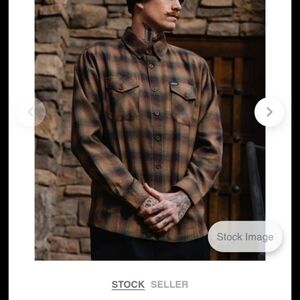 NWOT Men's Dixxon The Glasgow Button Plaid Flannel Size 2X